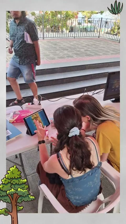 Eco-Papas en un festival público de La Palma