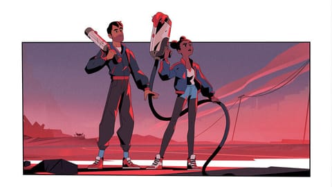 Biospiders campaign character style frame