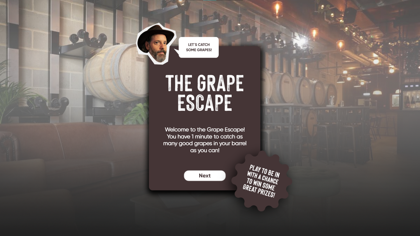 The Grape Escape voucher activation for Vagabond Wines