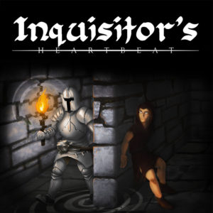Cover of the audiogame "Inquisitor's Heartbeat" created by Rising Pixel